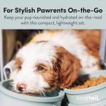 Portable Dog Travel Bowls - Set of 2