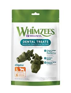 Whimzees Alligator Dental Chews for Dogs - Large