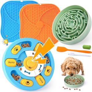 KIPRITII Dog Enrichment Toys Set for Mental Stimulation