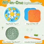 KIPRITII Dog Enrichment Toys Set for Mental Stimulation