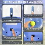 Automatic Dog Ball Launcher with 10 Tennis Balls