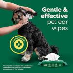Earth Rated Hypoallergenic Pet Ear Wipes, 70 Count