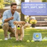 Automatic Dog Ball Launcher with 10 Tennis Balls