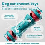 Knitly Interactive Dog Treat Dispensing Puzzle Toy