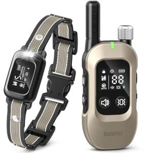 2-in-1 Dog Training Collar with Remote