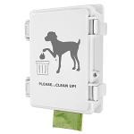 Wall-Mounted Dog Poop Bag Dispenser Station