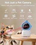 ZUMIMALL Pet Camera with Laser Toy & App