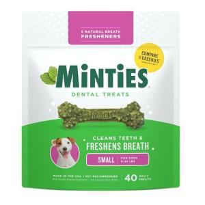 Minties Small Dog Dental Bone Treats, 16 Ounces