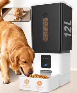 Large Automatic Dog Feeder with HD Camera