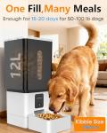 Large Automatic Dog Feeder with HD Camera
