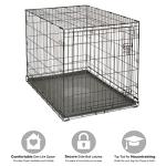 42-Inch Folding Metal Dog Crate for Large Breeds
