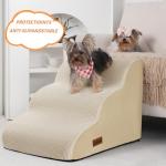 Aodisman Non-Slip 3-Step Dog Ramp for Sofa