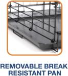 Two-Door Wire Dog Crate, 48 Inch, 90-125 lbs