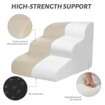 Aodisman Non-Slip 3-Step Dog Ramp for Sofa