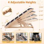 Extra Wide Dog Ramp for Easy Couch Access