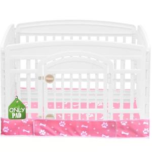 Dog Playpen with Mesh Bottom - 4 Panels