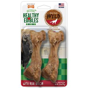 Nylabone Wild Bison Flavor Bone Chew Treats