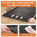 61 cm Metal Dog Crate with Secure Lock