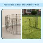 Animal Domestique Eight-Panel Dog Playpen