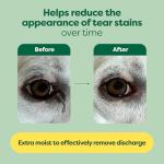 Vet-Approved Hypoallergenic Pet Eye Wipes, 70 Count