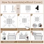 EHEYCIGA 42" Puppy Playpen for Dogs and Cats