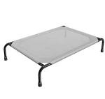 Extra Large Waterproof Raised Dog Bed in Grey
