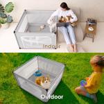 EHEYCIGA 42" Puppy Playpen for Dogs and Cats