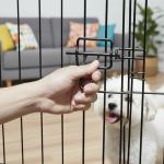 Animal Domestique Eight-Panel Dog Playpen