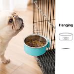 Mechpia Hanging Stainless Steel Dog Bowl Set