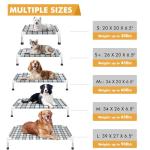 Elevated Outdoor Dog Bed for Medium Dogs