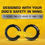 Tonka 3-Ring Tug Toy for Medium to Large Dogs