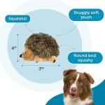 Hedgehogz Plush Dog Toy for Small Breeds