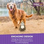 Multipet Bark Buddies 10" Sloth Dog Toy