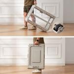 ZOMISIA Collapsible Dog Crate for Medium Dogs