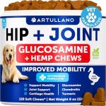 Hemp Joint Supplement Chews for Dogs - 120 Count