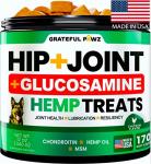 Hemp Joint Supplement Chews for Dogs - 170 Treats