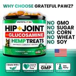 Hemp Joint Supplement Chews for Dogs - 170 Treats