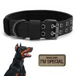 Adjustable Military Tactical Dog Collar for Large Dogs