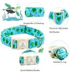 Cute Blue Sea Turtle Dog Collar for All Breeds