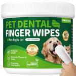 Dog Dental Care Wipes - Freshen Breath & Clean Teeth