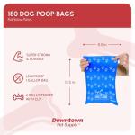 Rainbow Dog Waste Bags with Dispenser - 180 Count