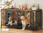 Large Double Dog Crate for Two Dogs