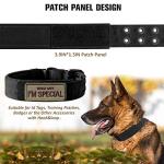 Adjustable Military Tactical Dog Collar for Large Dogs