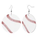 Colorful Dog-Themed Faux Leather Dangle Earrings