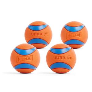 Mandarin It! Ultra Medium Dog Balls - Orange