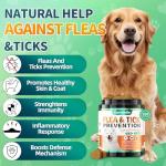 Carmelie Natural Flea and Tick Chews for Dogs