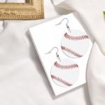 Colorful Dog-Themed Faux Leather Dangle Earrings