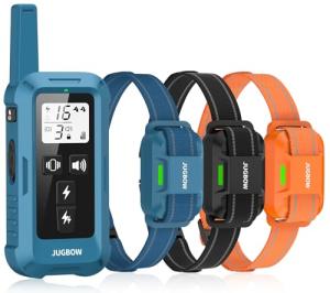 Jugbow 3-Dog Remote Training Collar, 4200FT Range