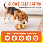 TRECKPET Interactive Dog Treat Dispenser Toy