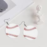 Colorful Dog-Themed Faux Leather Dangle Earrings